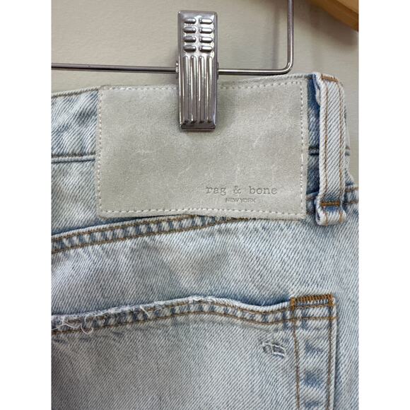 Rag & Bone Womens Rosa Mid Rise Boyfriend Distressed Light Wash Jeans Size 31 - Picture 4 of 8